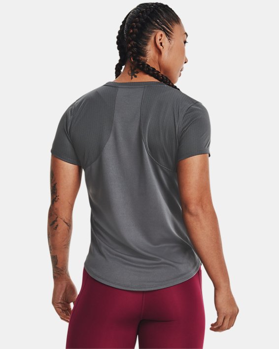 T-shirt UA Speed Stride 2.0 pour femmes, Gray, pdpMainDesktop image number 1